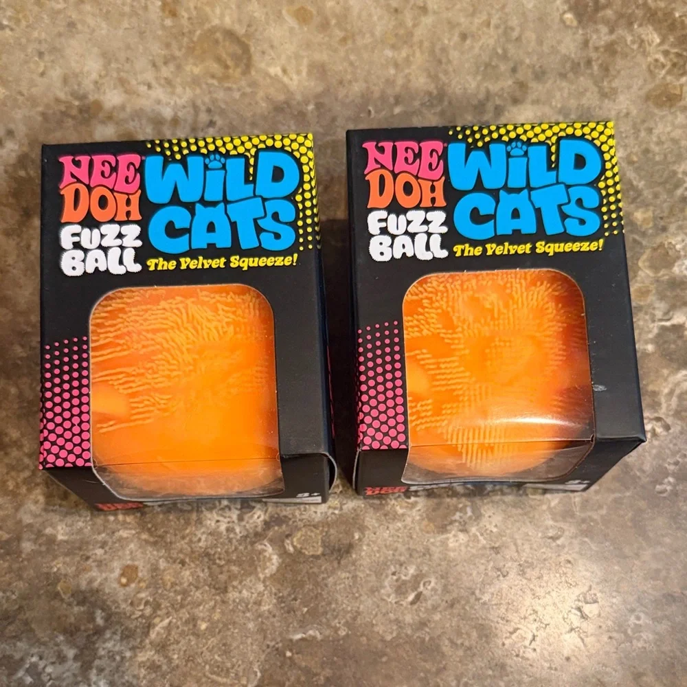 Full Set/Collection of NeeDoh Fuzz Wildcats. (12 total cats)